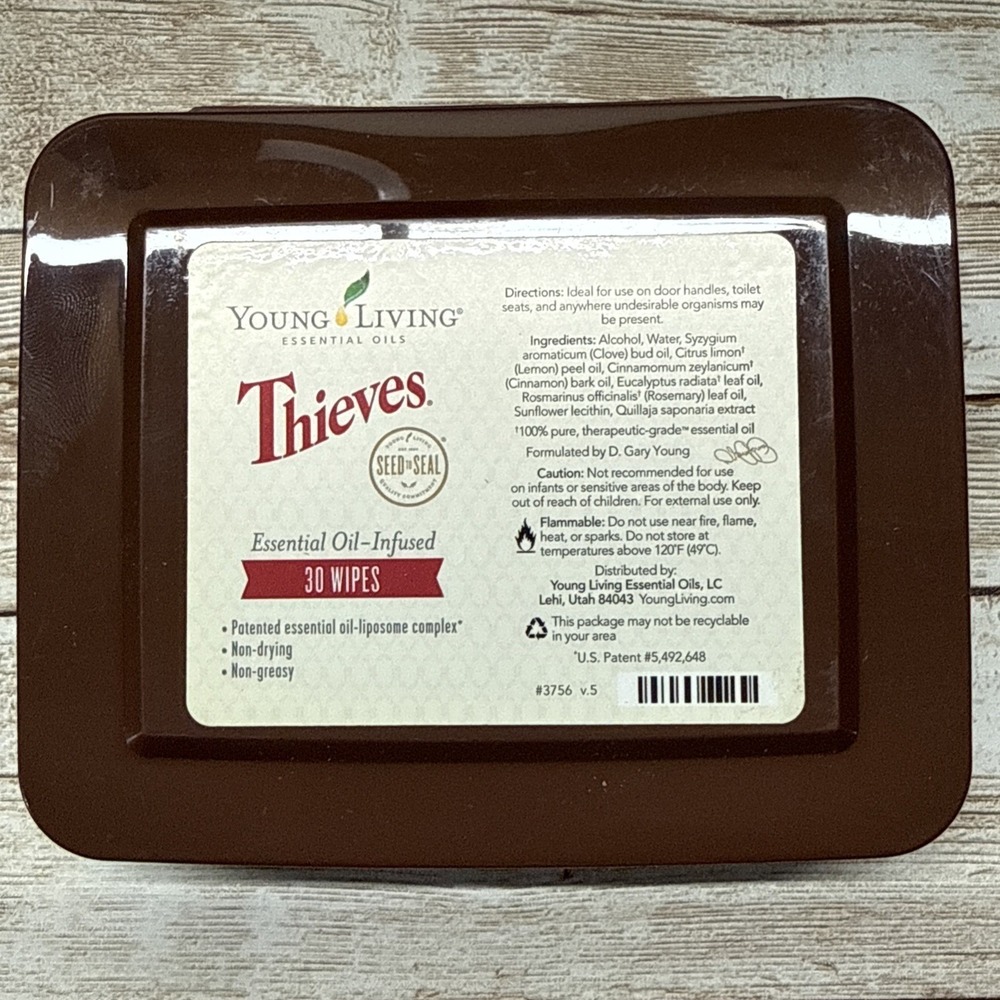 Lot Of 180 Thieves Cleaner Wipes New Young Living 6 Packs Of 30 Count